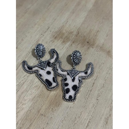 Aretas cabeza de toro animal print